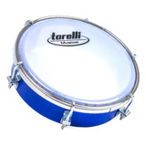 Tamborim Injetado Azul Pele Leitosa Torelli Tt 404