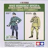 Tamiya 25154 Oficial De Wehrmacht E Tripulante De Tanque Alemão II Guerra Mundial Escala 1 35