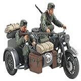 Tamiya 300032578 Estatueta Alemã Motociclistas II Guerra Mundial Com Sidecar Escala 1 48