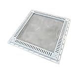 Tampa 80x80 Articulada Rebaixada Casa Máquinas Piscina Gda -Branco - 3180-