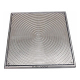 Tampa Alumínio Caixa Gordura Esgoto telefone 60x60 C Aro
