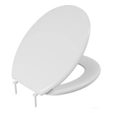Tampa Assento Sanitário Oval Universal Slim Almofadado Astra Cor Branco 44 7 Cm X 37 Cm