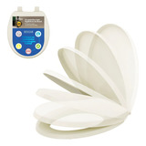 Tampa Assento Sanitário Universal Soft Slow Close Creme Pp