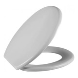 Tampa Assento Vaso Sanitário Oval Universal Soft Astra Cor Cinza Claro 2