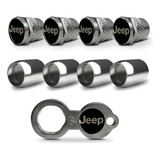 Tampa Bico Pito De Pneu Válvulas Cromado Modelo Jeep