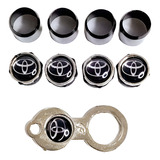 Tampa Bico Pito De Pneu Válvulas Metal Preto Corolla Preto