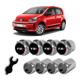 Tampa Capa Bico Valvula Antifurto Roda Pneu Vw Tsi Up Golf