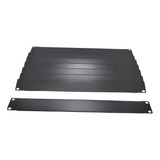 Tampa Cega 1u Preto Para Rack Mini Rack 19 Kit C 10 Peças
