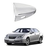 Tampa Da Maçaneta Da Porta GLEEXMAX Compatível Com Lexus ES350 2007 2012 LS460 2007 2017 LS600hl 2008 2016 Substituição 69218 33010 Acabamento Cromado Dianteiro Do Lado Do Motorista Externo