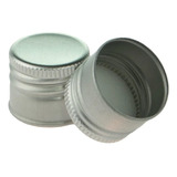 Tampa De Alumínio 28mm C Lacre Termoencolhível Kit 50 Un 