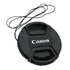 Tampa De Lente Canon 49mm 52mm 55mm 58mm 62 67 72 77mm 82mm