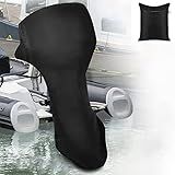 Tampa De Motor De Barco Externo Skyour Impermeável Capa De Motor De Barco Contra Poeira Rian UV Capas Protetoras De Motor Para UP 5HP 8 10HP 15 20HP 25 30HP 40 50HP 60 90HP 100 150HP 205x215 8 X 170 Cm Para 100 150HP P Preto 