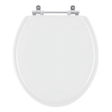 Tampa De Privada Sanitaria Poliester Oval Para Louça Incepa Cor Branco