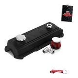 Tampa De Válvulas Para Motor Ap Vw 8v Race Chrome Preto