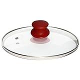 Tampa De Vidro Temperado Com Borda De Inox Tamanho 20 21cm Com Pegador