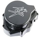Tampa Do Motor Do Estator Preto Esquerdo Para Suzuki GSXR1300 99 00 01 02 03 04 05 06 07 1999 2007