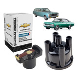 Tampa E Rotor Do Distribuidor Opala Caravan 4cc Bosch