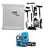 TAMPA ESTRIBO ANTIFURTO DIR SCANIA SERIE 5 CABINE P G R COM SUPORTES PLASTICO ABS