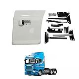 TAMPA ESTRIBO ANTIFURTO ESQ SCANIA SERIE 5 CABINE P G R COM SUPORTES PLASTICO ABS