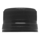Tampa Lacre 24mm 100 Unidades Cor Preto