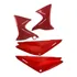 Tampa Lateral Aba Tanque Yamaha Xtz 125 Vermelho 2003/2014