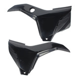 Tampa Lateral Cg Fan 125 2014 C Furo Torneira Preto Inj Par