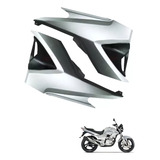 Tampa Lateral Fazer 250 Prata 2011 A 2015 Com Complemento