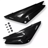 Tampa Lateral Xtz 125 Preta Par Modelo 2003 2016 Borracha