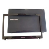 Tampa + Moldura Compatível Samsung Np270e5j Np270e5g Azul