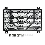Tampa Moldura Grade Do Radiador Motocicleta- Substituição Tampa Do Tanque De água Grade Do Radiador De Aço Inoxidável KIMISS Para NINJA 250 300 400 2018--preto-