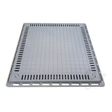 Tampa Morrom Casa Máquinas Alumínio Piscina 80x80cm Grelha