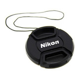 Tampa Nikon 52mm Cordão   Lente 18 55 D7000 D5200 D3200 P63