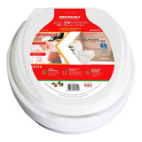 Tampa P vaso Oval Universal Almofadado Elevado 13 5cm 6 0lpf