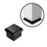 Tampa Plásticas Metalon 25x25 Preta Ponteira Interna 200 Und