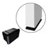 Tampa Plásticas Metalon 50x30 Preta Ponteira Interna 50 Und