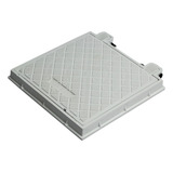Tampa Pvc 60x60 Caixa Esgoto Gordura Elétrica Branco Articul