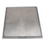 Tampa Ralo Alumínio Caixa Gordura Esgoto Telefone 25x25 Aro