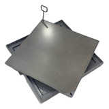 Tampa Simples Cisterna Elétrica Gordura 30x30 Aluminio Gda