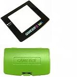 Tampa Traseira Da Bateria Lente De Tela De Vidro Para Nintendo Game Boy Cor GBC Substituição Verde 