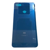 Tampa Traseira Da Bateria Vidro Xiaomi Mi 8 Lite Org Azul