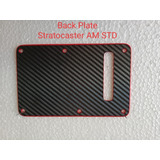 Tampa Traseira Fender Strato Am Std Fibra De Carbono Preto