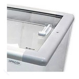 Tampa Vidro Reto Para Freezer Fricon Hceb503 Hce503 Unitário