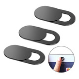 Tampa Webcam Notebook Tablet Celular Anti Espião Kit 3un