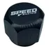 Tampão 12an Conico Fêmea An12 Preto Alumínio Speed Racing