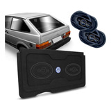 Tampão Gol Quadrado 80 A 1995 Vw Preto Alto Falante 6x9