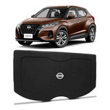 Tampão Nissan Kicks 2016 A 2023 Tampa Porta Malas Preto