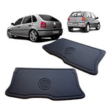 Tampão Porta Malas Gol G3 Ate 2004 Preto C Furo 6x9