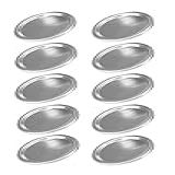 Tampas De Conserva De 10 Unidades Boca Larga Adequadas Para Bolas Tampas De Pote De Metal Tipo Dividido Para Conservas Material De Grau Alimentício 100 Ajustado E Hermético Para Frascos De Boca
