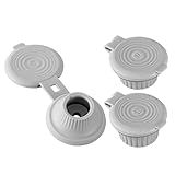 Tampas De Esvaziamento De Garrafas- Tampas De Garrafa De Cabeça Para Baixo - 3X De Cabeça Para Baixo Para Loção Shampoo Dispensador Invertido - Tampas Seladas Para Frascos De Bomba- Multifuncionais Pa