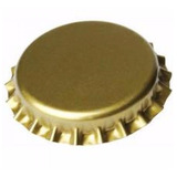 Tampinhas Garrafa Cerveja Artesanal Dourada C 1000 Un Pryoff